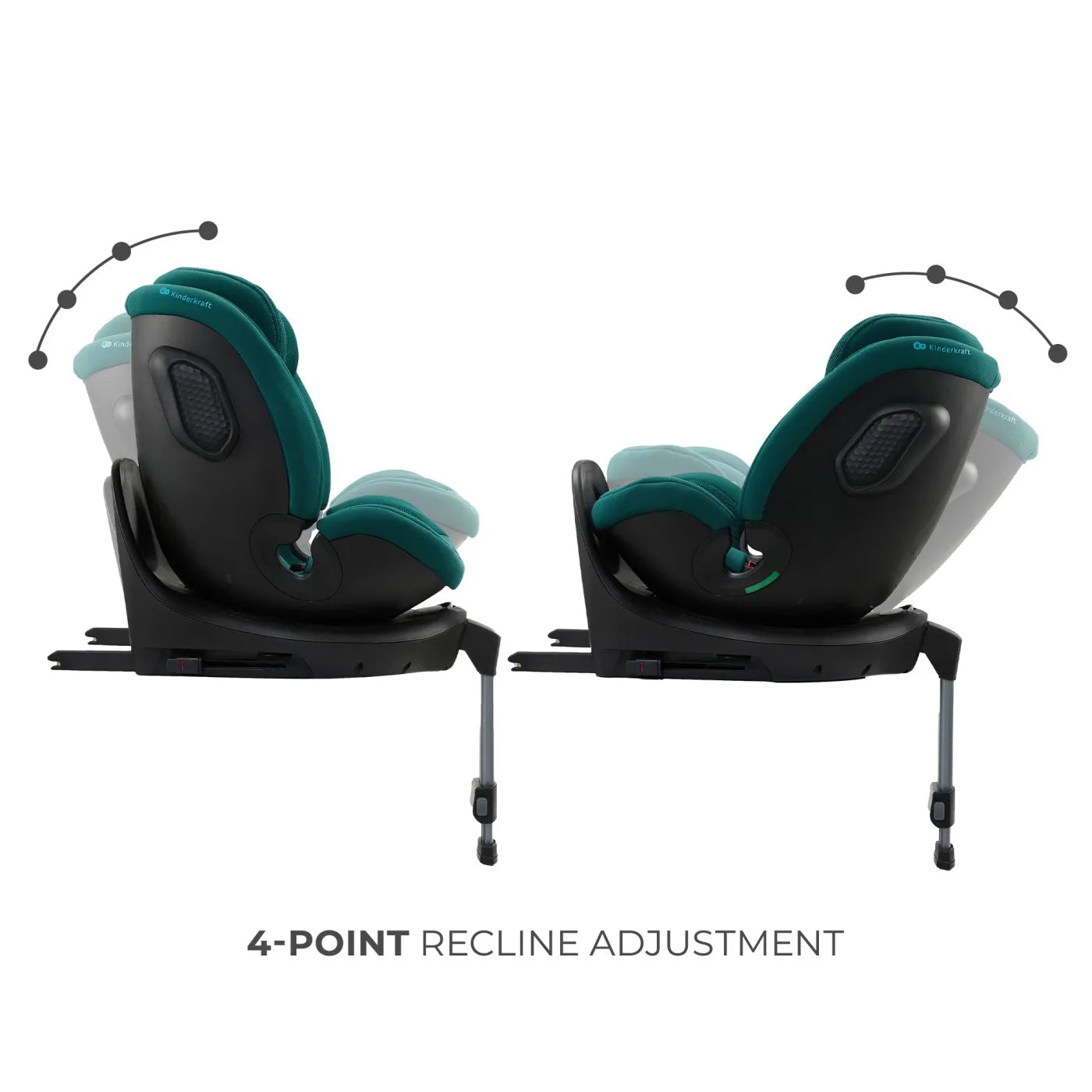 SCAUN AUTO KINDERKRAFT XRIDER 2 I-SIZE 40-150 CM GREEN, KINDERKRAFT