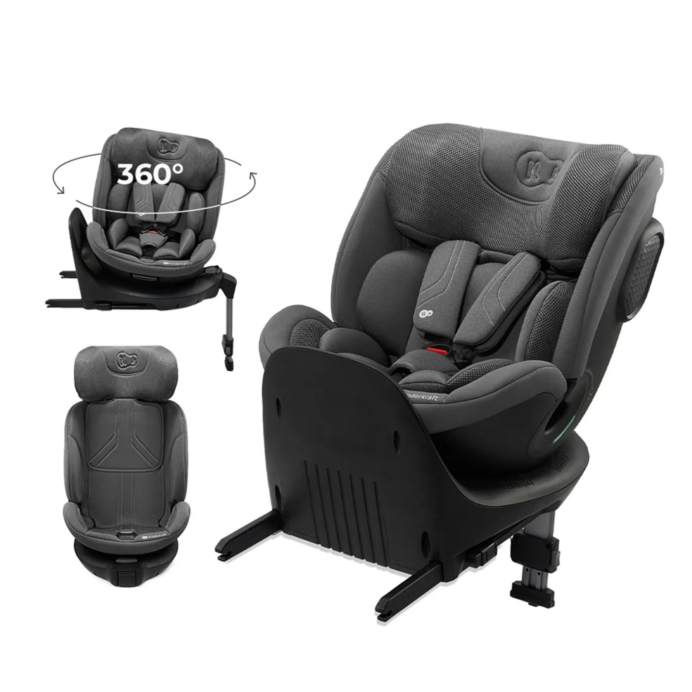 SCAUN AUTO KINDERKRAFT XRIDER 2 I-SIZE 40-150 CM GREY, KINDERKRAFT