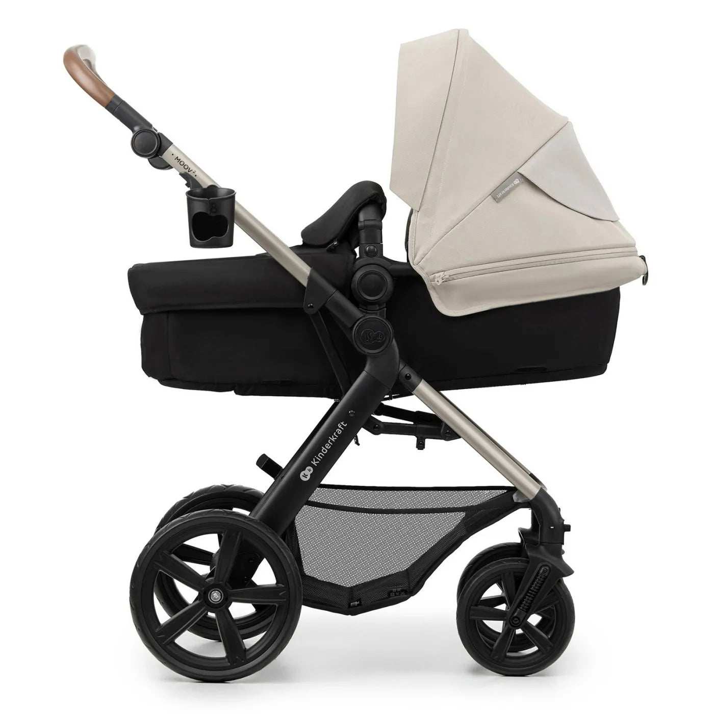 CARUCIOR 3 IN 1 KINDERKRAFT MOOV 2, MOONLIGHT GREY, KINDERKRAFT