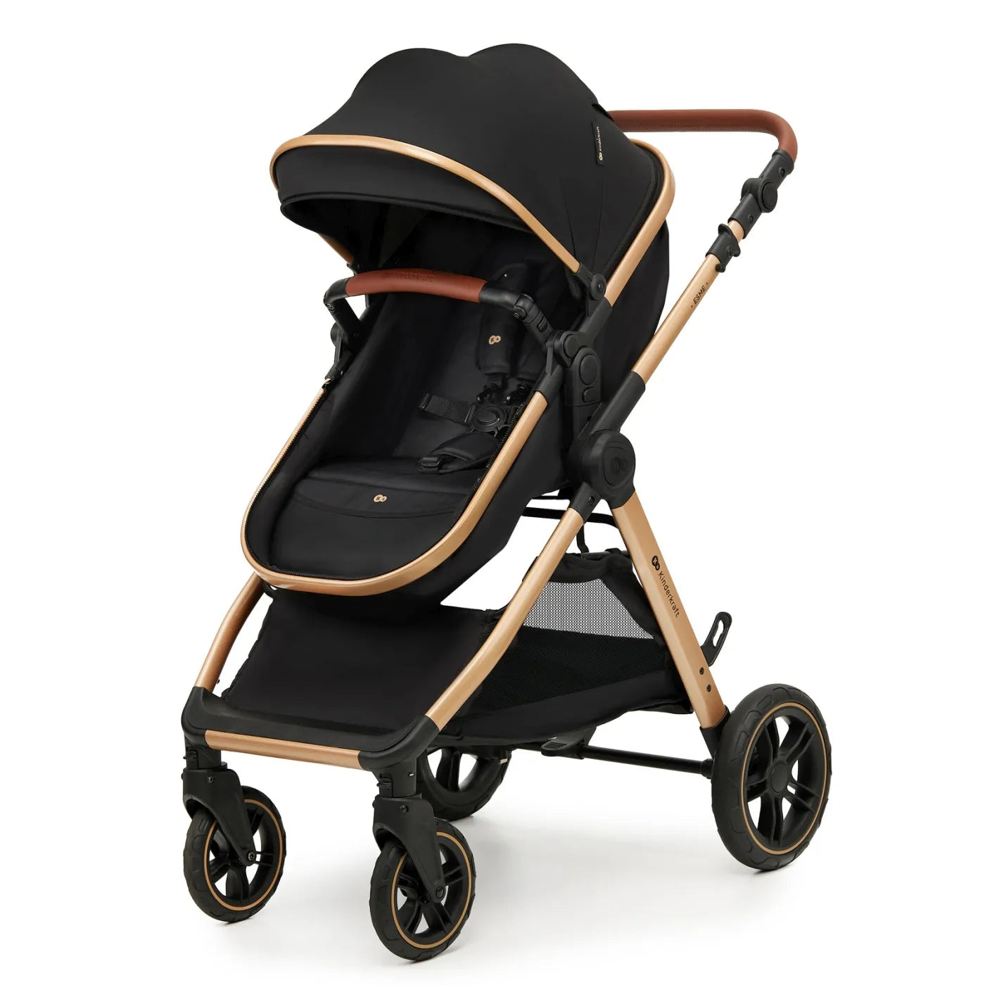 CARUCIOR KINDERKRAFT ESME, 3 IN 1, PURE BLACK, KINDERKRAFT