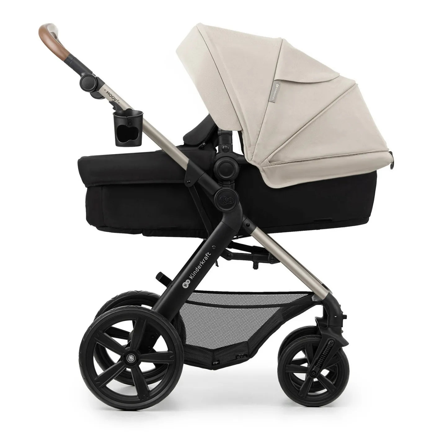 CARUCIOR MULTIFUNCTIONAL KINDERKRAFT MOOV 2 EVA 4IN1 MOON GREY, KINDERKRAFT