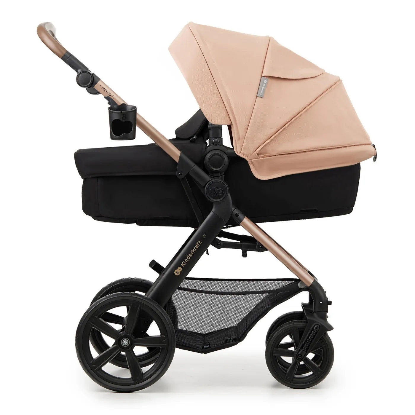 CARUCIOR MULTIFUNCTIONAL KINDERKRAFT MOOV 2 EVA 4IN1 SAND BEIGE, KINDERKRAFT