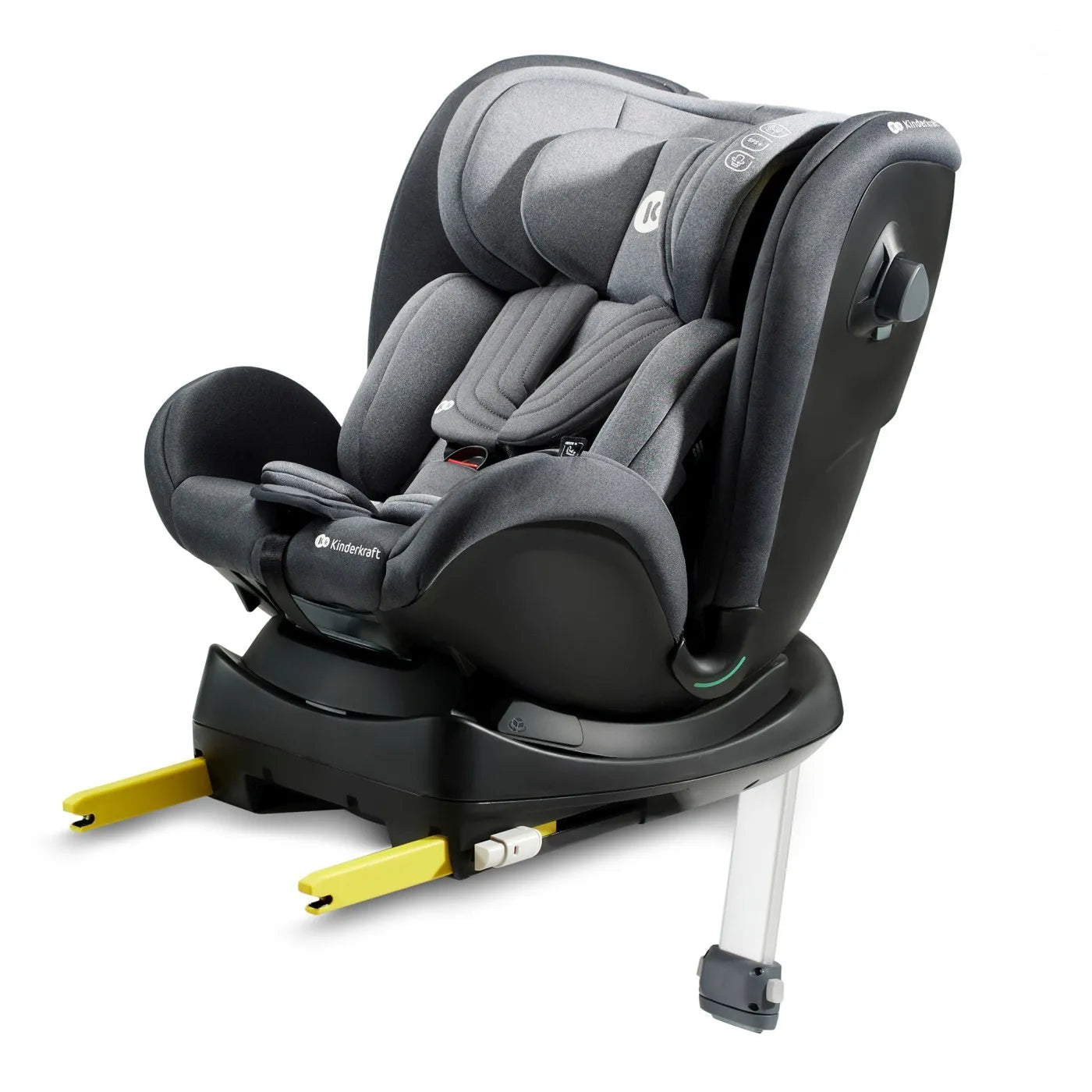 SCAUN AUTO I-SIZE, 40-125 CM, KINDERKRAFT XRIDER, GREY, KINDERKRAFT