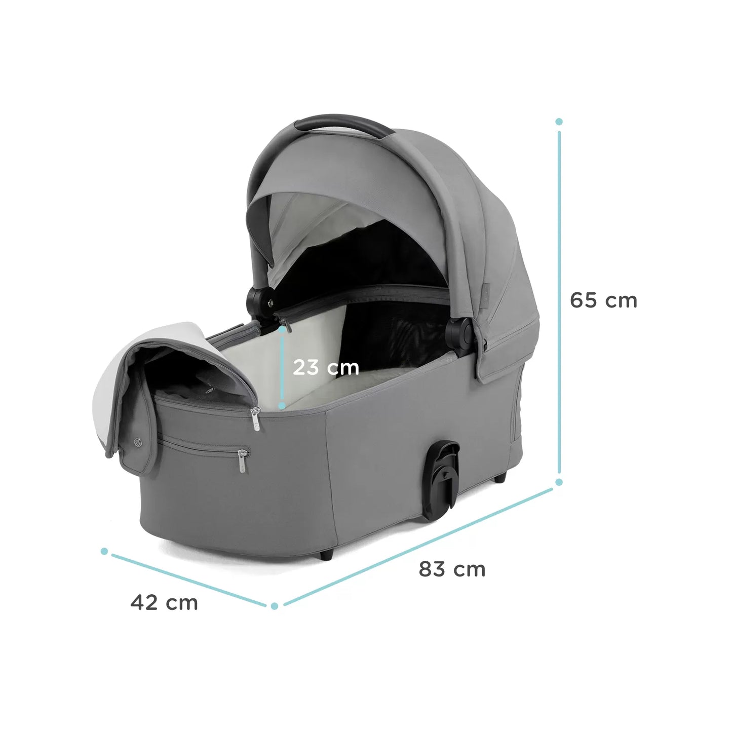 CARUCIOR KINDERKRAFT NEA, 2 IN 1, PLATINUM GREY, KINDERKRAFT