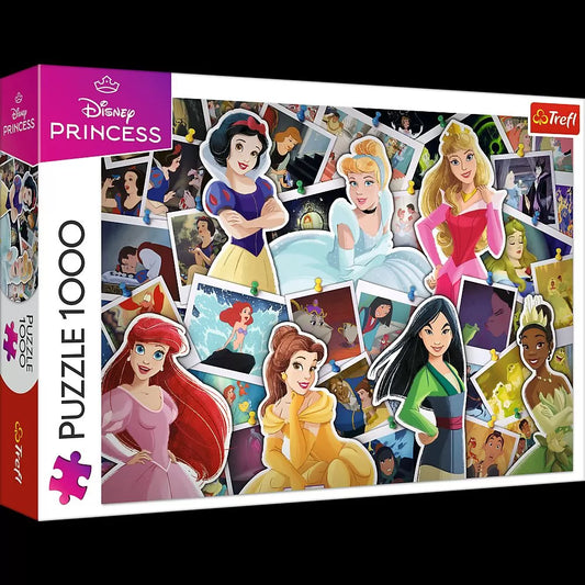 PUZZLE TREFL 1000 DISNEY PRINCESS MINUNATELE PRINTESE, TREFL 1000P