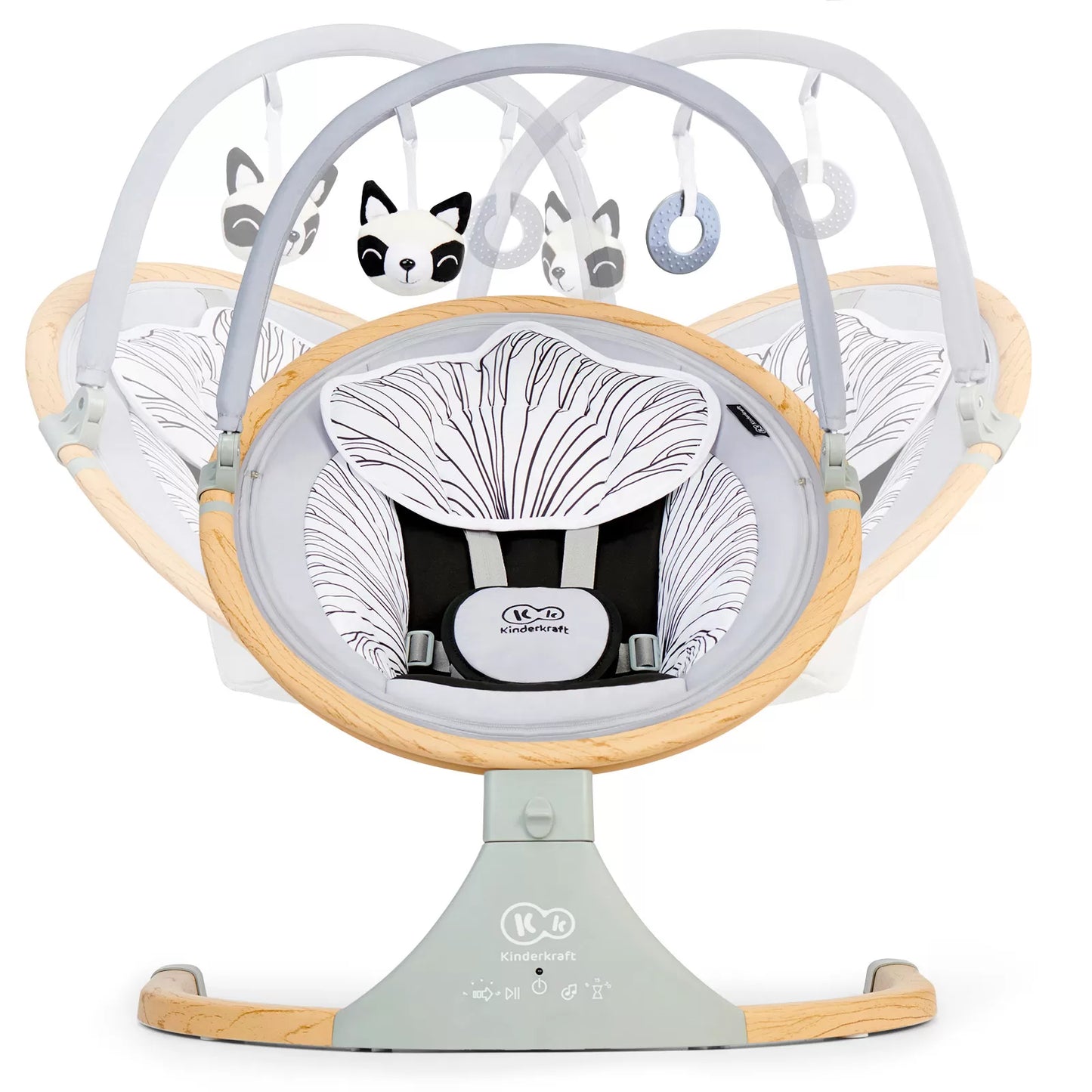 LEAGAN ELECTRIC 2 IN 1 KINDERKRAFT LUMI, GREY, KINDERKRAFT