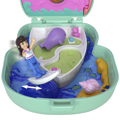 POLLY POCKET SET GENTUTA ANIMALUT PISICUTA MARINAR CU ACCESORII, POLLY POCKET