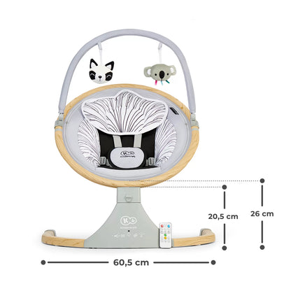 LEAGAN ELECTRIC 2 IN 1 KINDERKRAFT LUMI, GREY, KINDERKRAFT