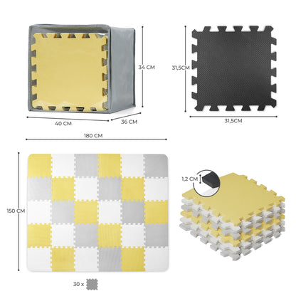 SALTEA DE JOACA KINDERKRAFT LUNO, SPUMA, YELLOW, KINDERKRAFT