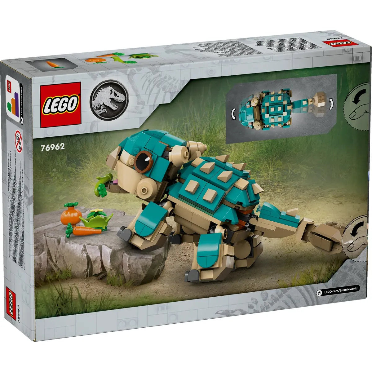 LEGO JURASSIC WORLD BEBELUSA BUMPY ANKYLOSAURUS 76962, LEGO JURASSIC WORLD