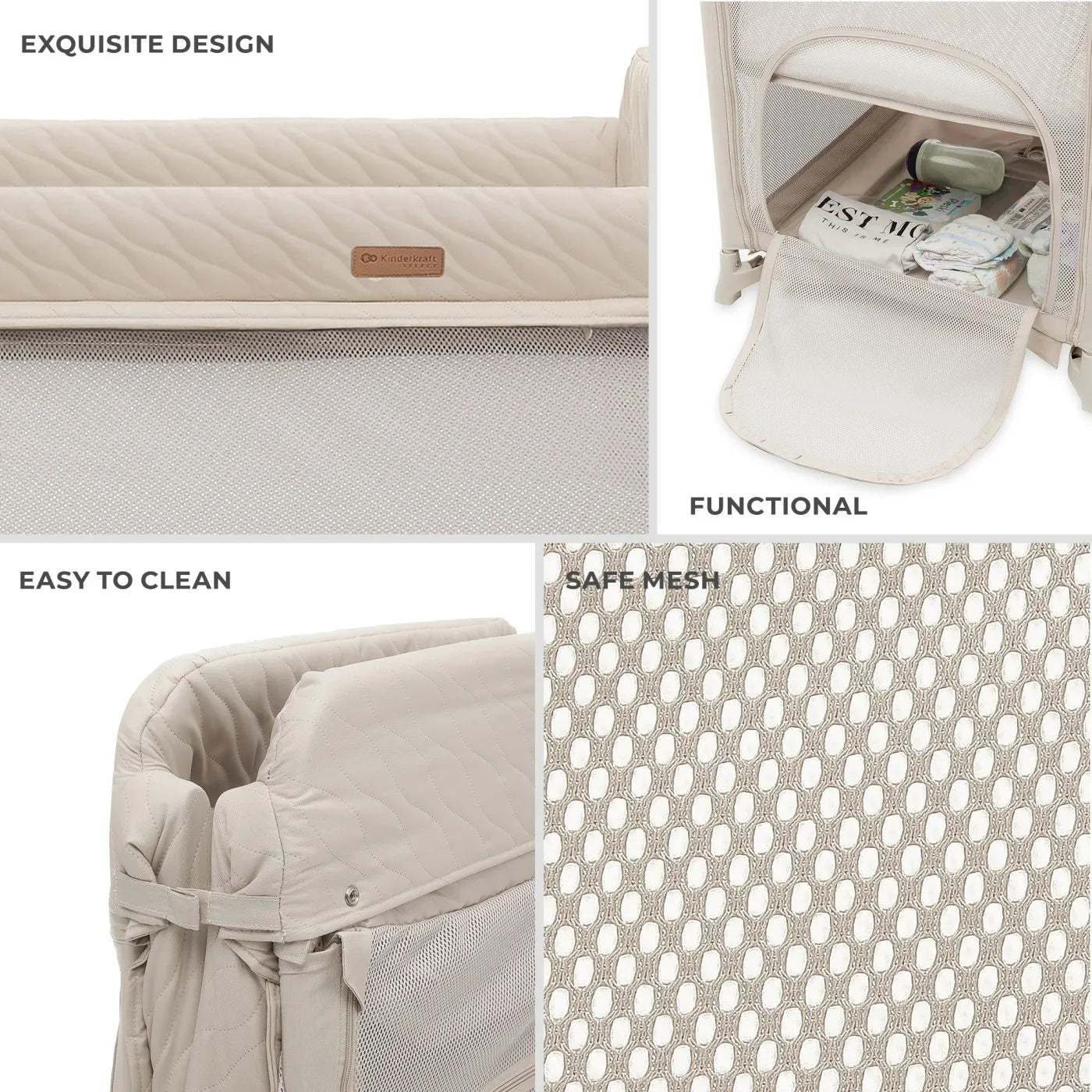 PATUT DE CALATORIE KINDERKRAFT MOON DREAM, BEIGE, KINDERKRAFT