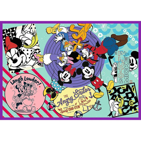 PUZZLE TREFL 4X250 DISNEY MICKEY MOUSE SI PRIETENII, TREFL 4X250