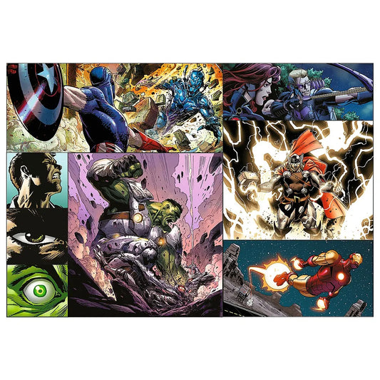 PUZZLE TREFL 4X250 AVENGERS MARVEL ZILE EROICE, TREFL 4X250