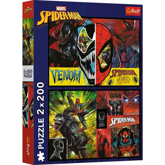 PUZZLE TREFL 2X200 SPIDER MAN ZI SI NOAPTE, TREFL 2X200