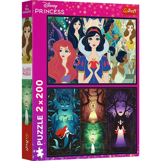 PUZZLE TREFL 2X200 DISNEY FRUMOASELE PRINTESE, TREFL 2X200