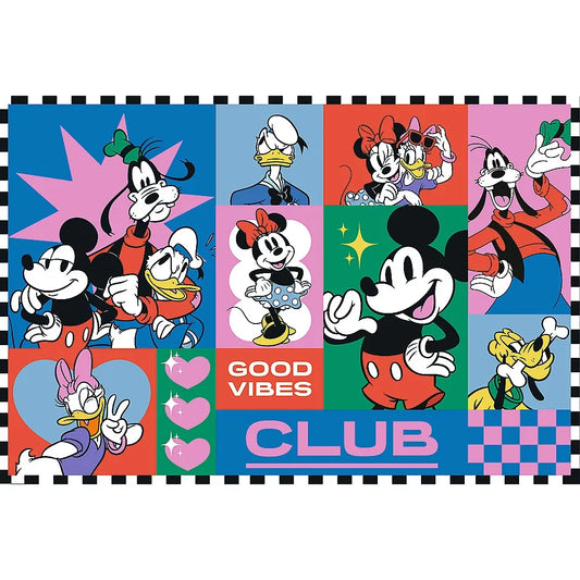 PUZZLE TREFL 2X200 DISNEY MICKEY MOUSE TIMP CU PRIETENII, TREFL 2X200