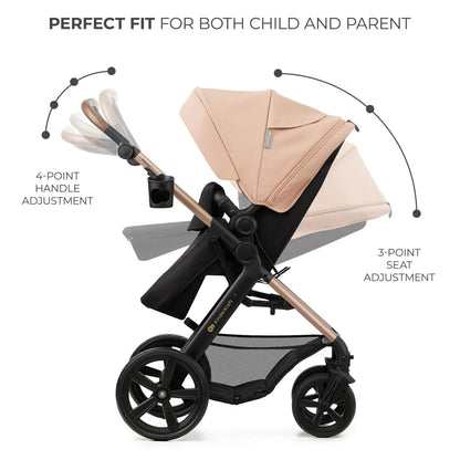 CARUCIOR MULTIFUNCTIONAL KINDERKRAFT MOOV 2 EVA 4IN1 SAND BEIGE, KINDERKRAFT