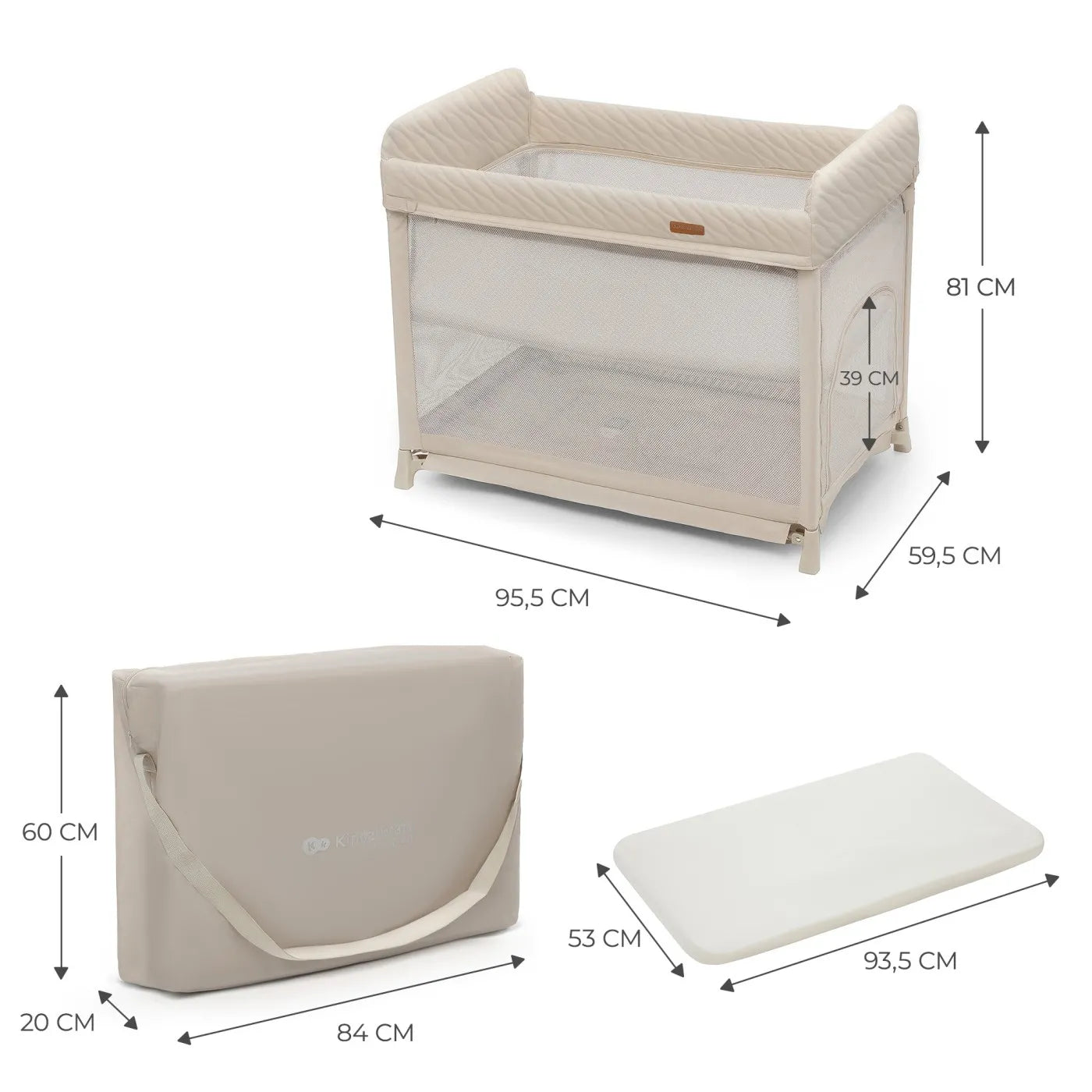 PATUT DE CALATORIE KINDERKRAFT MOON DREAM, BEIGE, KINDERKRAFT