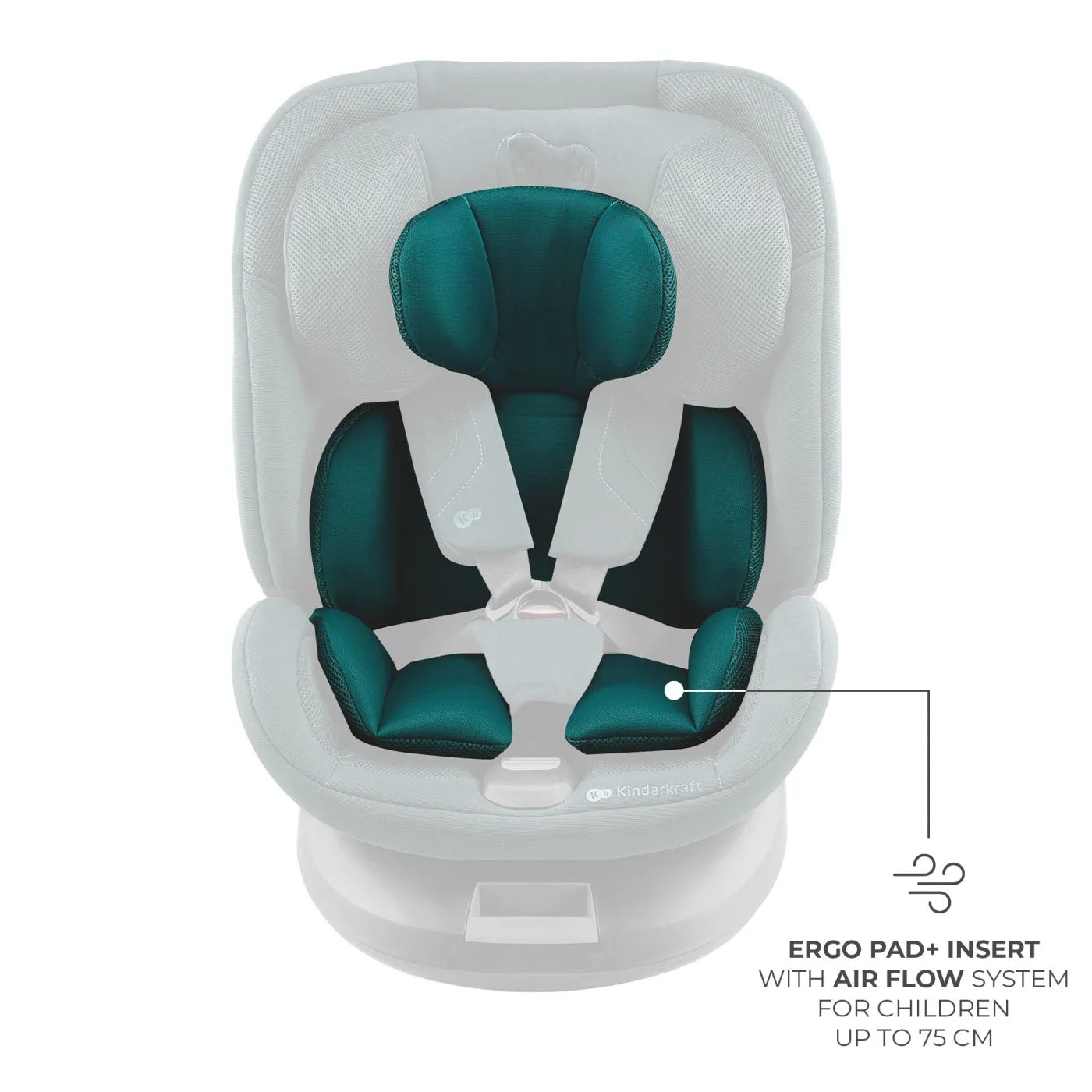 SCAUN AUTO KINDERKRAFT XPEDITION 3 I-SIZE 40-150 CM, GREEN, KINDERKRAFT