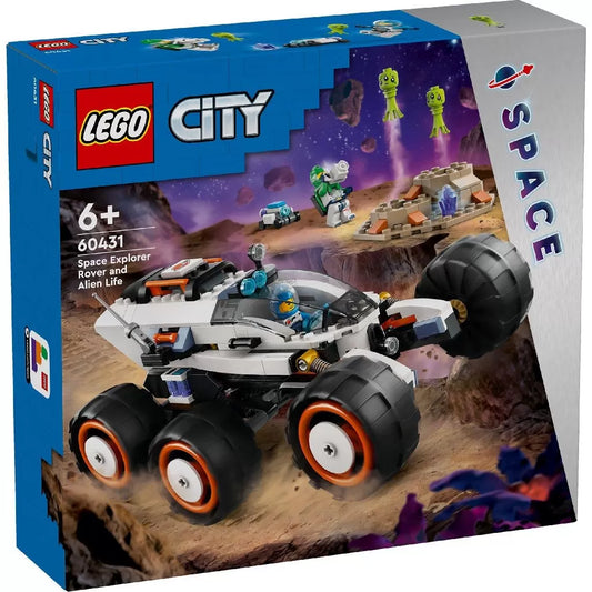 LEGO CITY ROVER DE EXPLORARE SPATIALA SI VIATA EXTRATERESTRA 60431, LEGO CITY