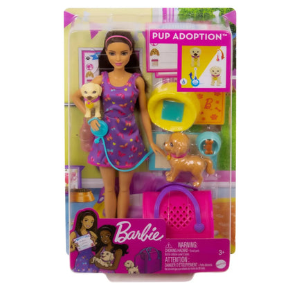 BARBIE SET PAPUSA BARBIE PUP ADOPTION, BARBIE - I CAN BE