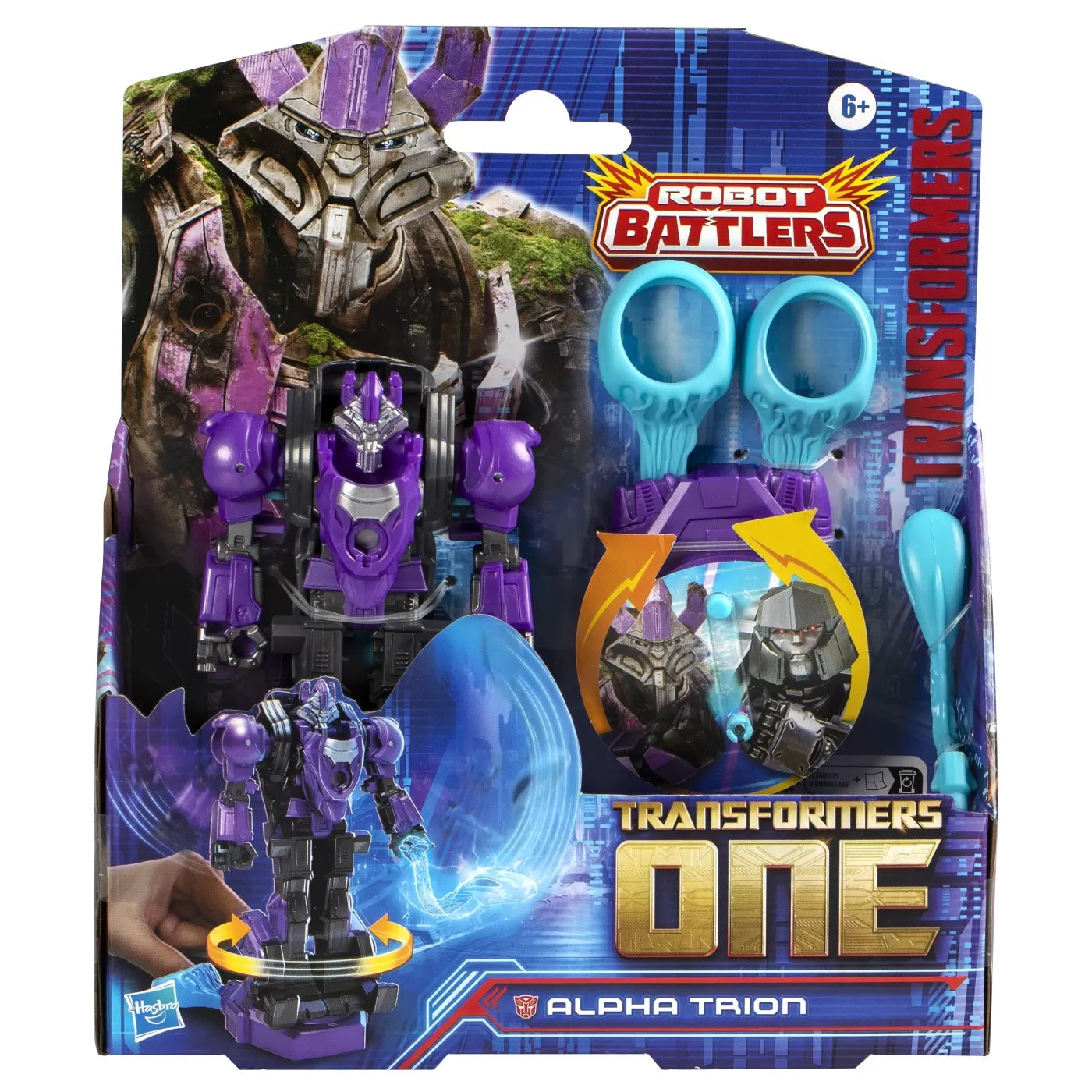 TRANSFORMERS ONE ROBOT BATTLERS FIGURINA ALPHA TRION 11.5CM, TRANSFORMERS
