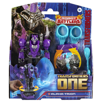 TRANSFORMERS ONE ROBOT BATTLERS FIGURINA ALPHA TRION 11.5CM, TRANSFORMERS