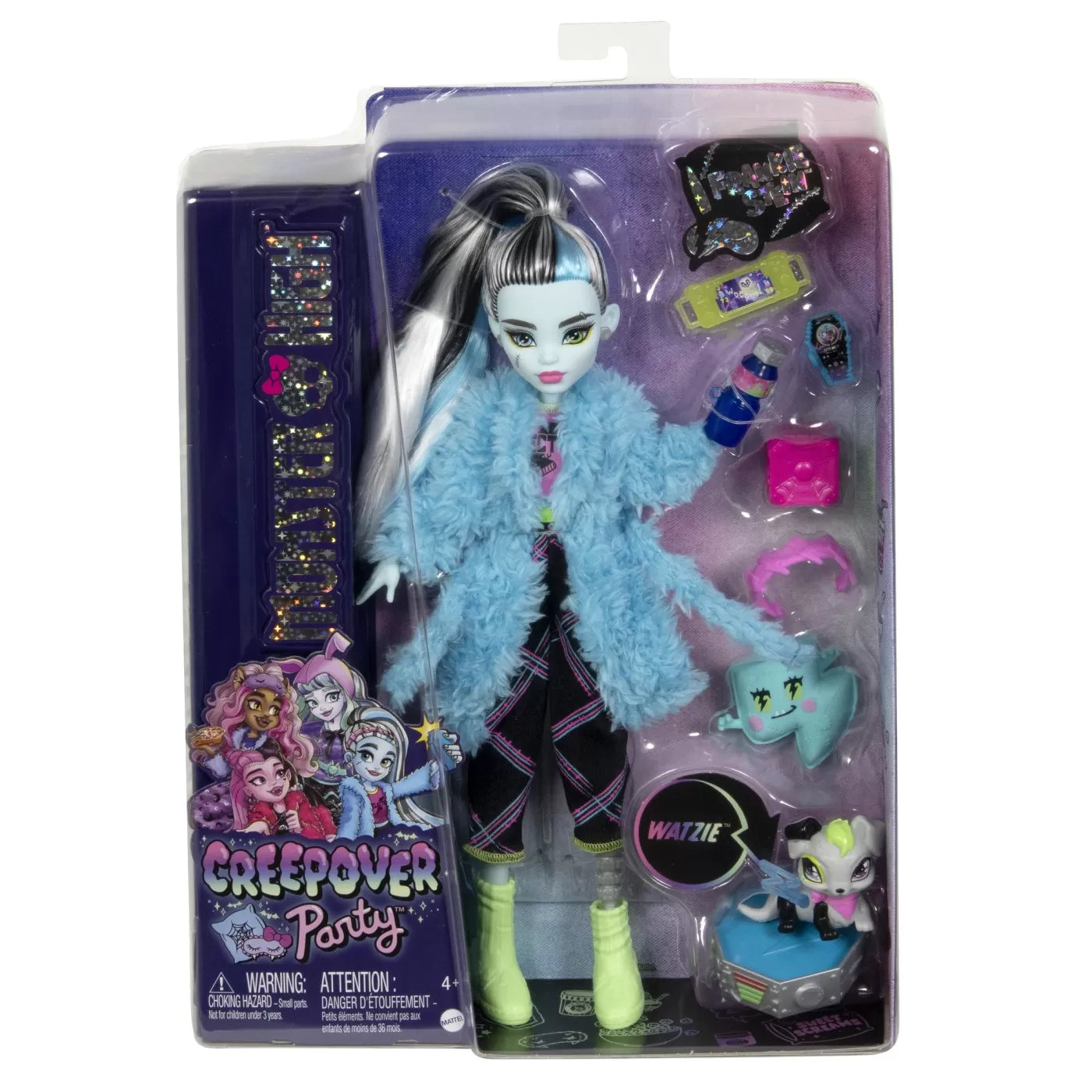 MONSTER HIGH PAPUSA CREEPOVER PARTY FRANKIE, MONSTER HIGH