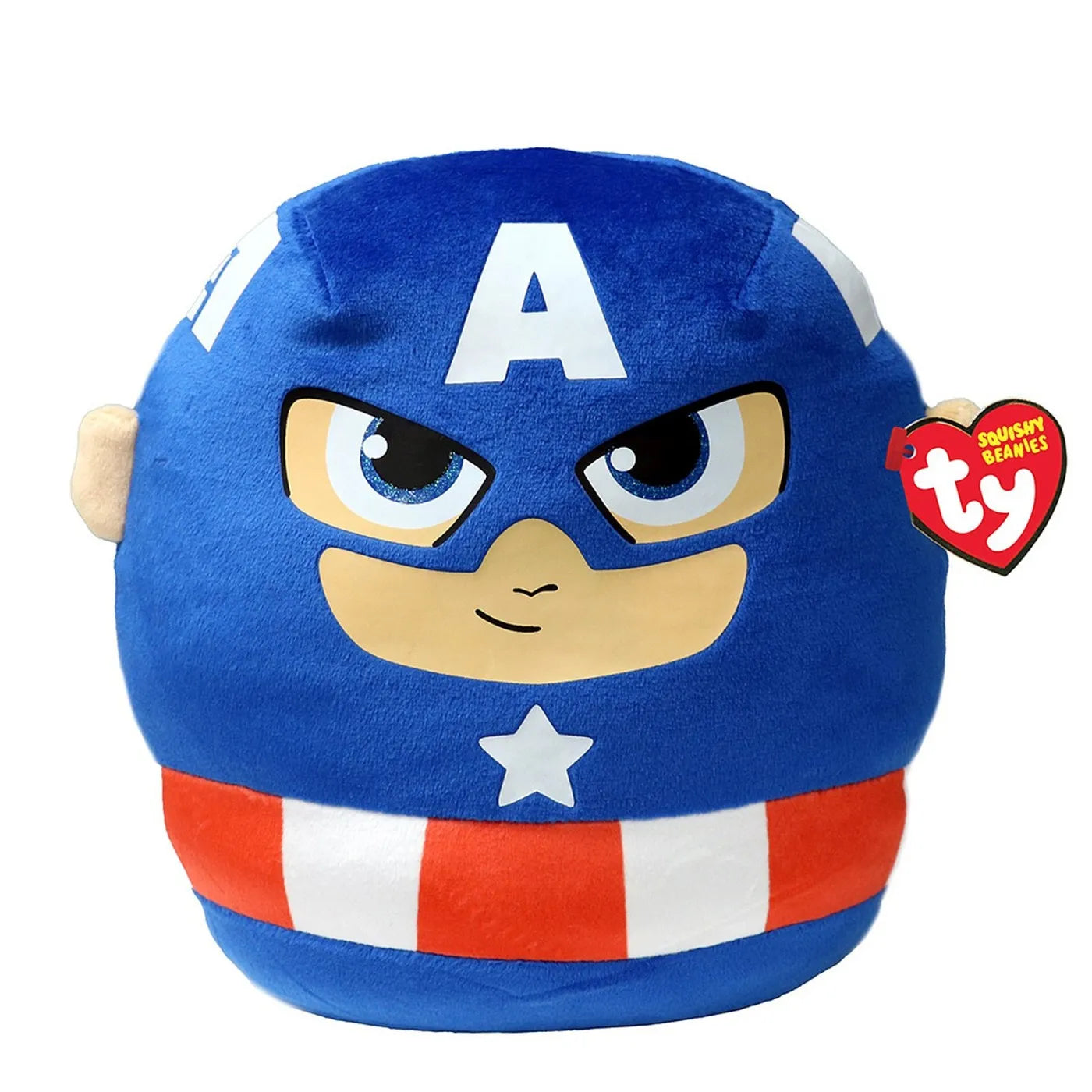 PLUS TY SQUISHY BEANIES MARVEL CAPTAIN AMERICA 30CM , SQUISH-A-BOOS