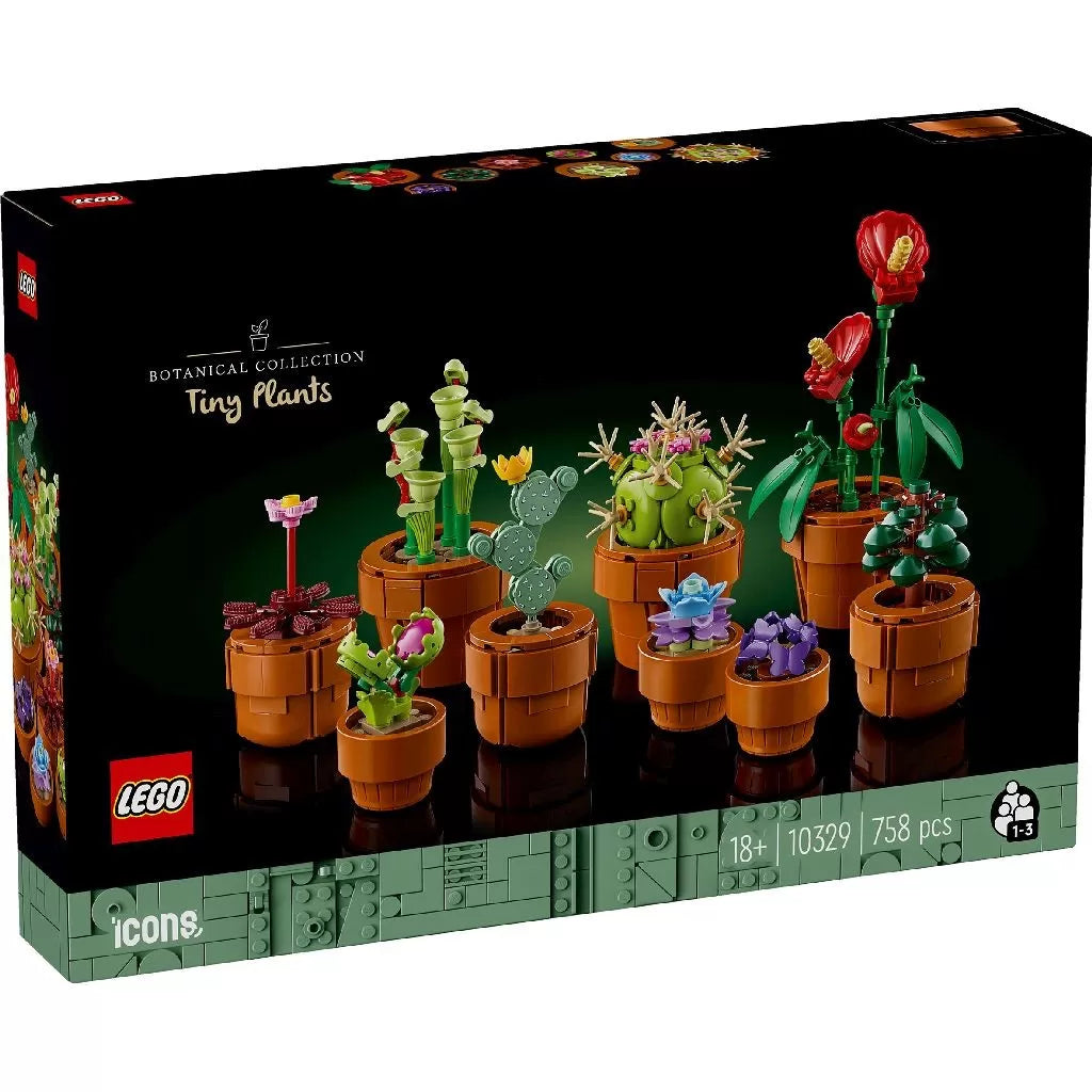 LEGO ICONS PLANTE DE MICI DIMENSIUNI 10329, LEGO ICONICS