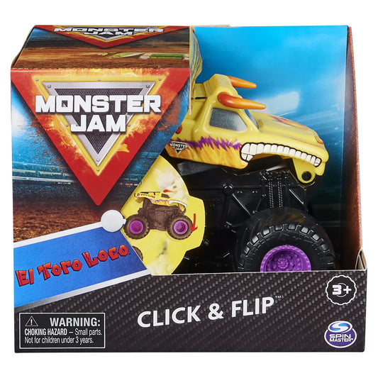 MONSTER JAM EL TORO LOCO SERIA CLICK FLIP SCARA 1 LA 43, MONSTER JAM
