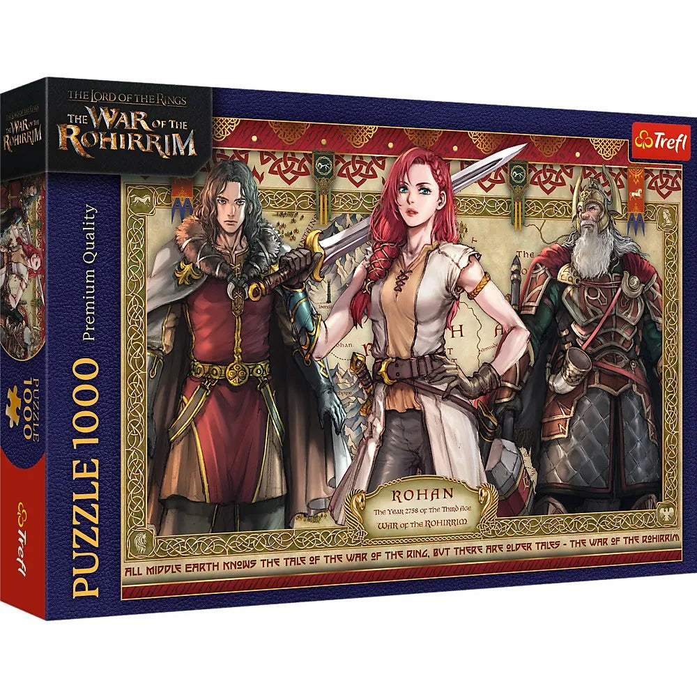 PUZZLE TREFL 1000 STAPANUL INELELOR RAZBOIUL ROHIRRIMILOR, TREFL 1000P