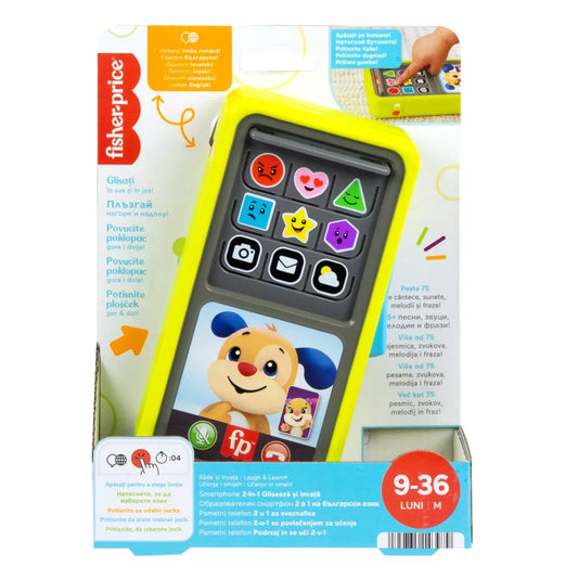 FISHER PRICE LAUGH&LEARN 2IN1 SMARTPHONE IN LIMBA ROMANA, FISHER PRICE - INFANT