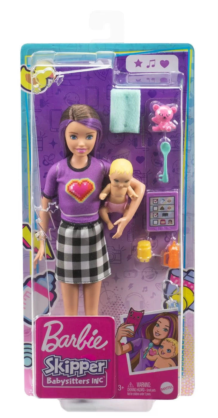 BARBIE PAPUSA SKIPPER FIRST JOBS BABYSITTER PAPUSA SATENA, BARBIE - I CAN BE
