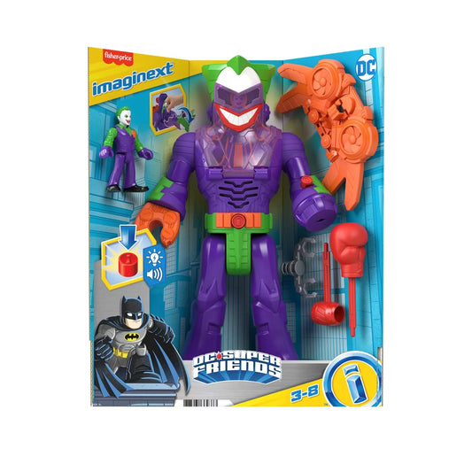 FISHER PRICE IMAGINEXT DC SUPER FRIENDS ROBOT JOKER 30CM, FISHER PRICE - DC SUPER FRIENDS