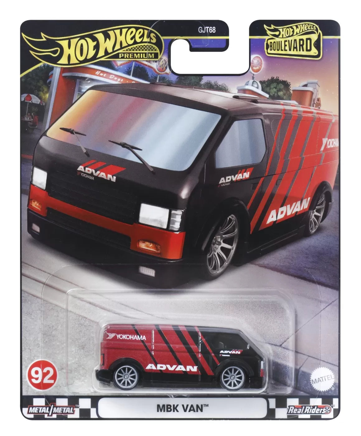 HOT WHEELS PREMIUM BOULEVARD MASINUTA METALICA MBK VAN SCARA 1:64, HOT WHEELS - VEHICULE