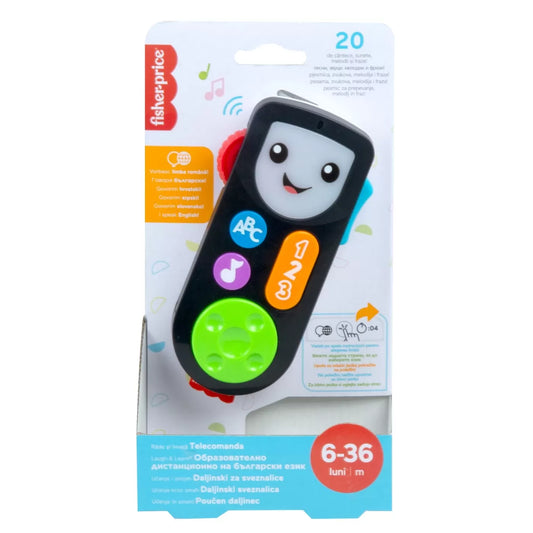 FISHER PRICE LAUGH&LEARN TELECOMANDA INTERACTIVA IN LIMBA ROMANA, FISHER PRICE - RADE SI INVATA