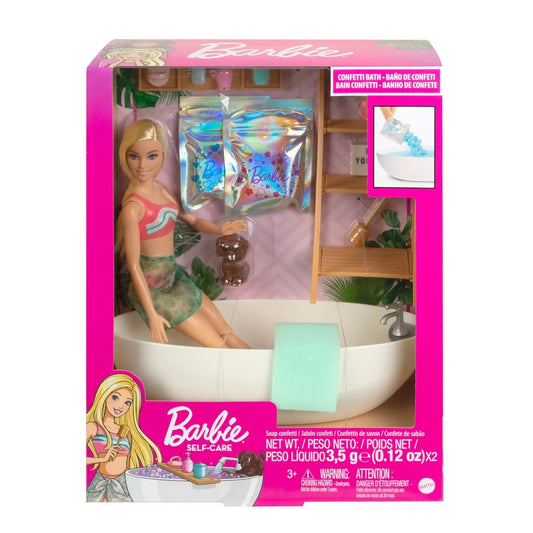 BABRIE SELF CARE SET PAPUSA SI BAIE CU CONFETTI, BARBIE - DREAMTOPIA