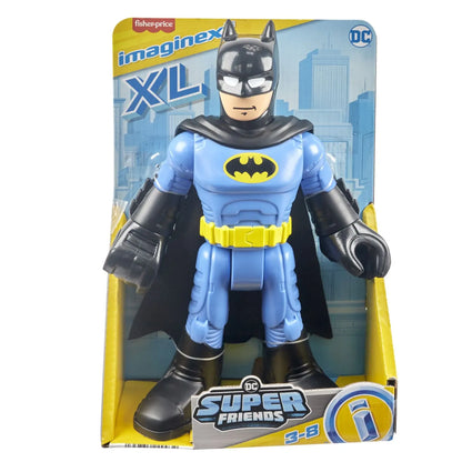 FISHER PRICE IMAGINEXT DC SUPER FRIENDS FIGURINA BATMAN XL CU COSTUM ALBASTRU, FISHER PRICE - DC SUPER FRIENDS
