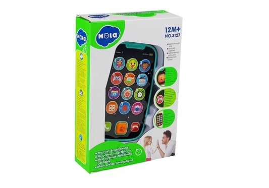 PRIMUL MEU TELEFON SMART VERDE CU MUZICA SI LUMINI, HOLA