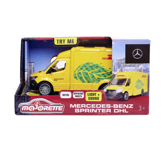 MAJORETTE TRANSPORTOR MERCEDES BENZ DHL, MAJORETTE