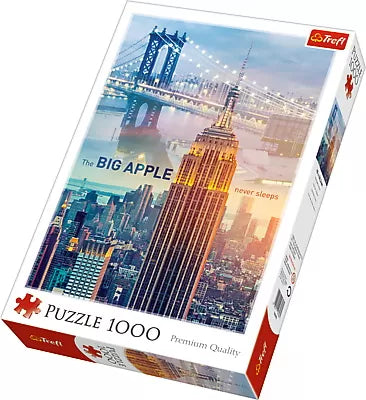 PUZZLE TREFL 1000 ZORI DE ZI LA NEW YORK, TREFL 1000P