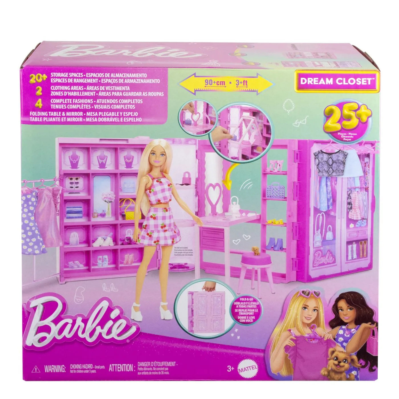 BARBIE DULAPUL DE VIS A LUI BARBIE, BARBIE - FASHIONISTAS