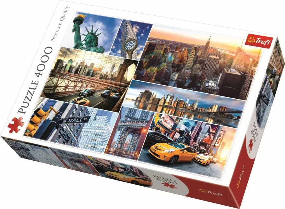 PUZZLE TREFL 4000 NEW YORK, TREFL 4000P