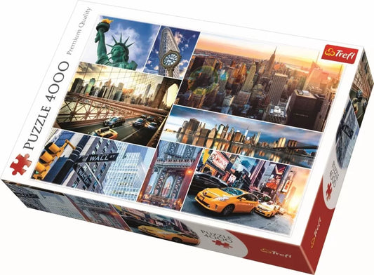 PUZZLE TREFL 4000 NEW YORK, TREFL 4000P