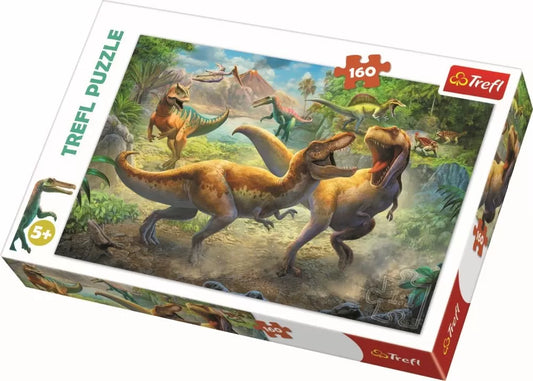 PUZZLE TREFL 160 TYRANNOSAURI IN LUPTA, TREFL 160P