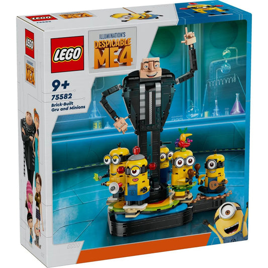 LEGO DESPICABLE ME4 GRU SI MINIONII DIN CARAMIZI 75582, LEGO MINIONS