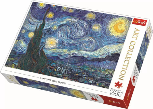 PUZZLE TREFL 1000 NOAPTEA INSTELATA, TREFL 1000P