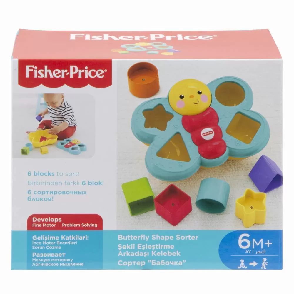 JUCARIE CU ACTIVITATI FLUTURAS CU FORME, FISHER PRICE - INFANT