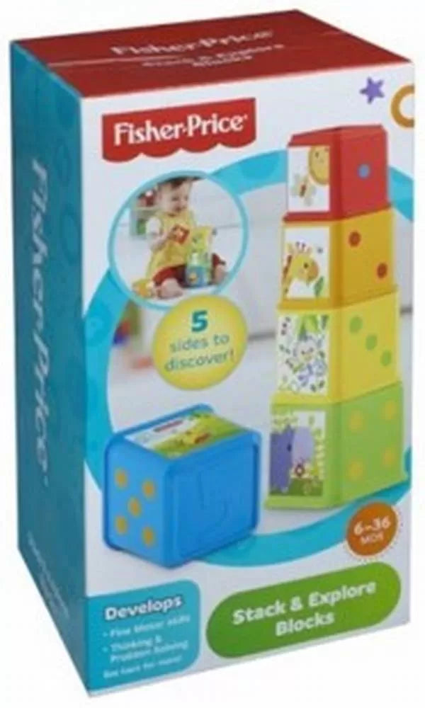 PIRAMIDA DIN CUBURI, FISHER PRICE - INFANT